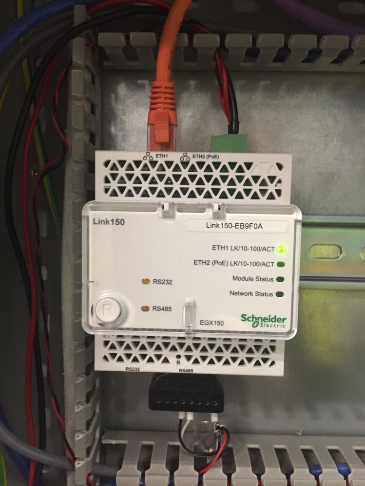 Link150 - Network and Status LED not lit