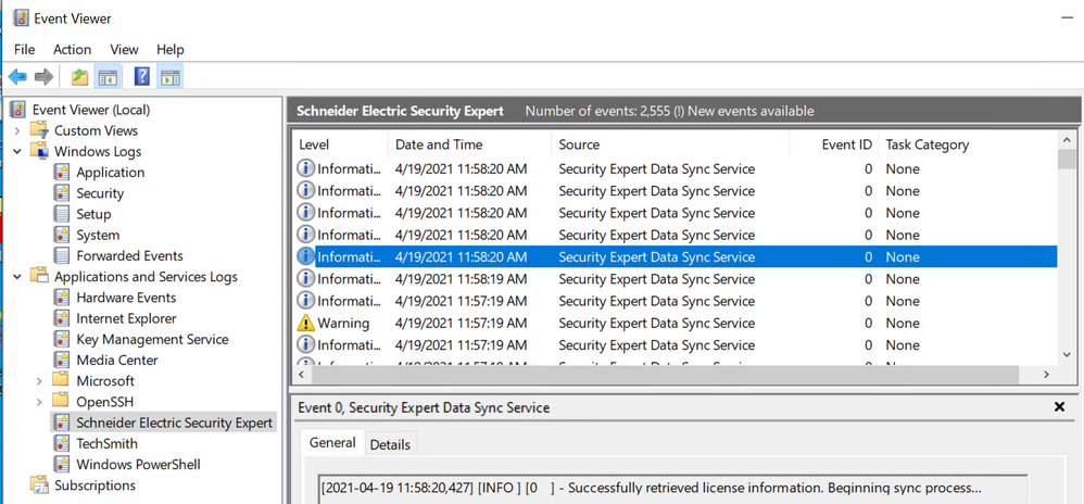 Event Viewer errors gone.png