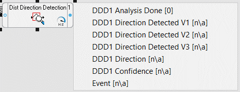 DDD module outputs (Designer)