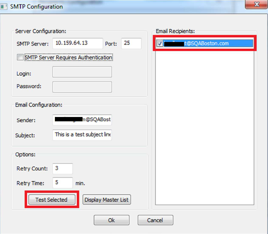 Configure Yahoo SMTP setting for Alarm email notification