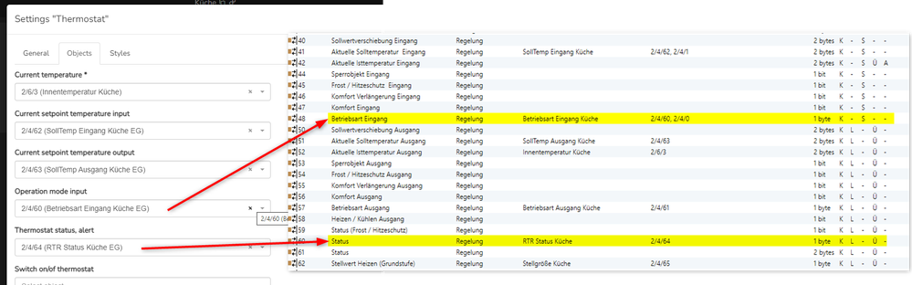 Comparison of Touch Config and ETS